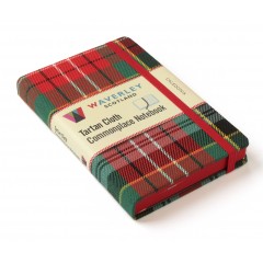 Waverley Scotland Genuine Tartan Cloth Commonplace Notebook – Caledonia (pocket)