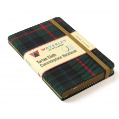 Waverley Scotland Genuine Tartan Cloth Commonplace Notebook – Stewart Hunting