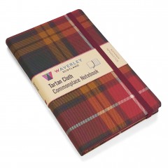 Waverley Scotland Genuine Tartan Cloth Commonplace Notebooks – Buchanan Reproduction (large)