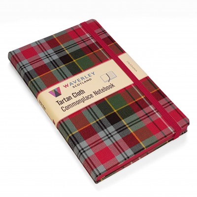 Waverley Scotland Genuine Tartan Cloth Commonplace Notebooks – Caledonia (large)