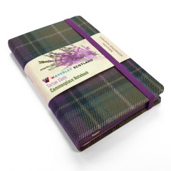 Heather Tartan: Pocket: 14 x 9cm: Scottish Traditions: Waverley Genuine Tartan Cloth Commonplace Notebook