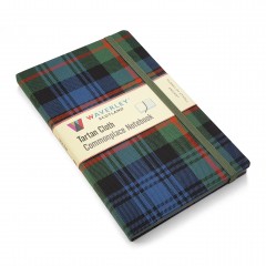 Waverley Scotland Genuine Tartan Cloth Commonplace Notebook – Murray of Atholl Ancient (large)