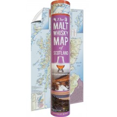 The Malt Whisky Map of Scotland (rolled in tube)