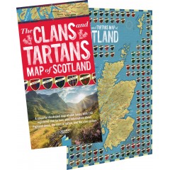 The Clans and Tartan Maps of Scotland (folded)
