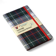 Dress Mackenzie: Large: 21 x 13cm: Waverley Genuine Tartan Cloth Commonplace Notebook